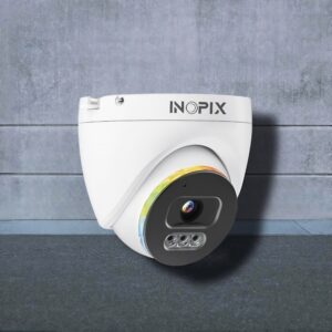 INOPIX 5 MP HUMAN DETECT & DUAL-LED IP DOME CAMERA (AKIO SERIES)