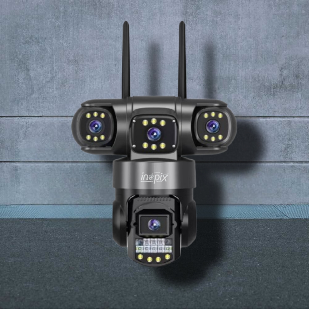 INOPIX 4G SIM 3 LENS 3MP CAMERA | 360° Pan-Tilt | 2-Way Talk