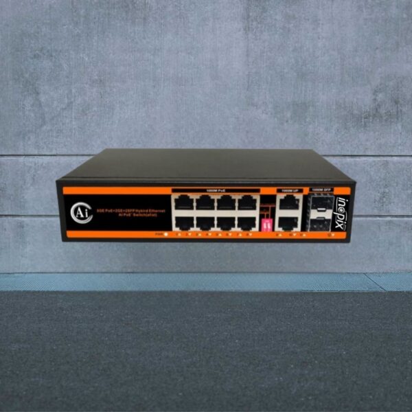 INOPIX 8+2 PORT POE WITH 2 UPLINK PORT SWITCH